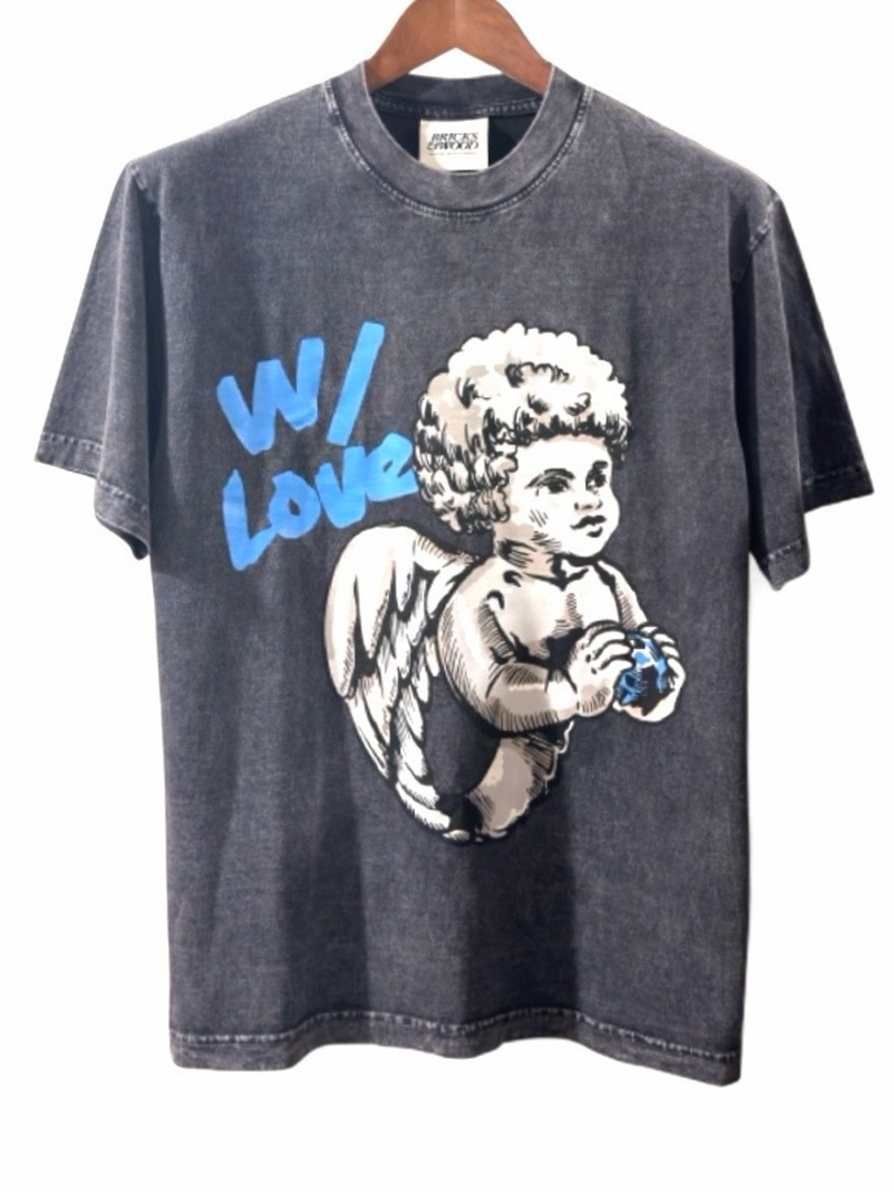 Bricks & Wood W/ Love Cherubic Angel Graphic T-shirt Size Men’s Small